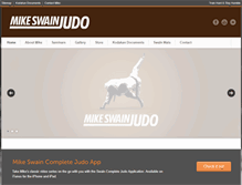Tablet Screenshot of mikeswainjudo.com